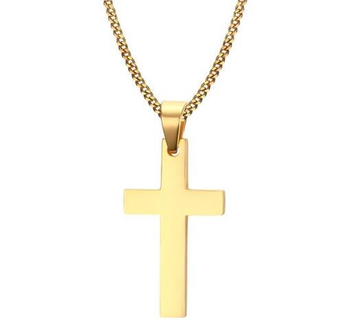 VNOX Classic Mens Cross Pendant Necklace 24 Inch