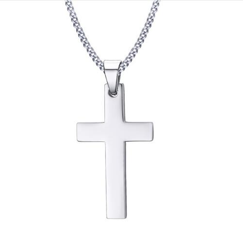 VNOX Classic Mens Cross Pendant Necklace 24 Inch