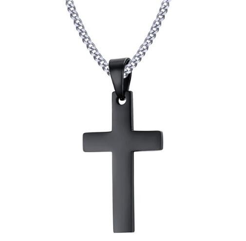 VNOX Classic Mens Cross Pendant Necklace 24 Inch