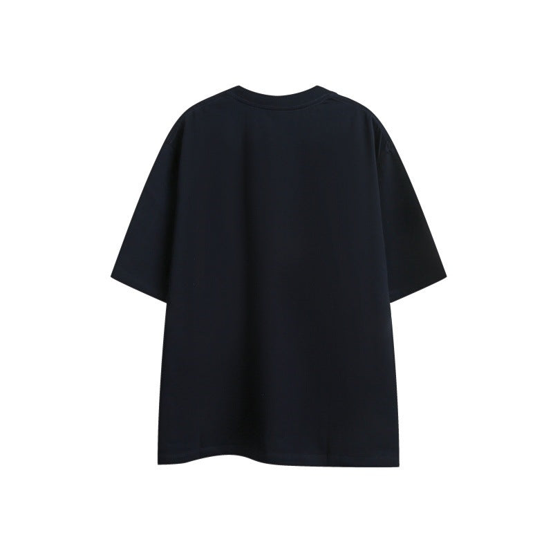 Jesus letter print loose men's and women's short sleeves